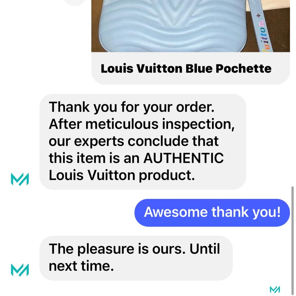 AUTHENTIC NEW WAVE ZIPPED LV POCHETTE - Picture 10 of 11